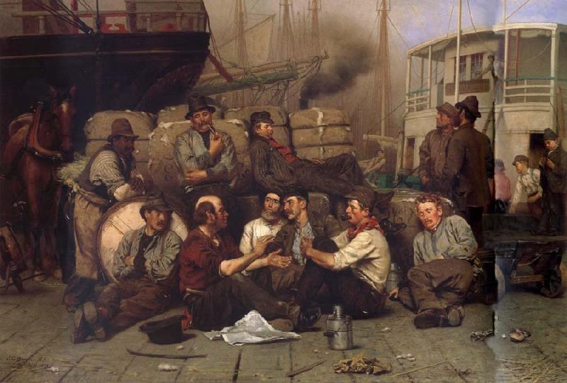 John George Brown The Longshoremen-s Noon